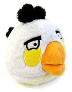 Angry Birds Plush Piccolo - Bianco