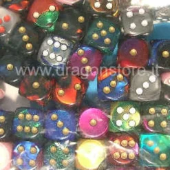 Assortimento 50 Dadi Gemini - D6 con Puntini