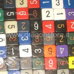 Assortimento 50 Dadi Opachi - D6