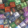 Assortimento 50 Dadi Serie Varie - D6