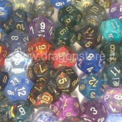 Assortimento 50 Dadi Serie Varie - D12