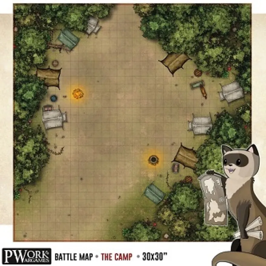 Battle Map - The Camp 30x30"