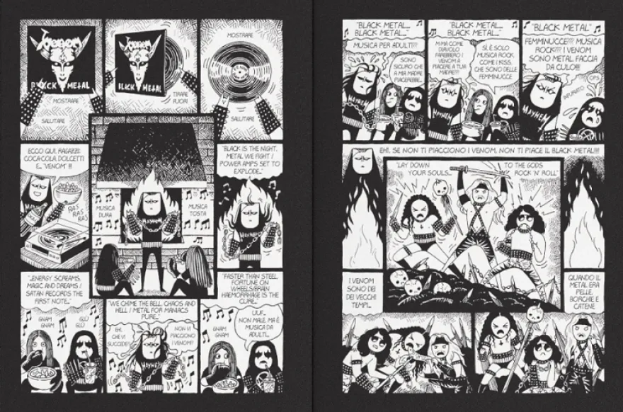 Black Metal - Fumetto in Italiano