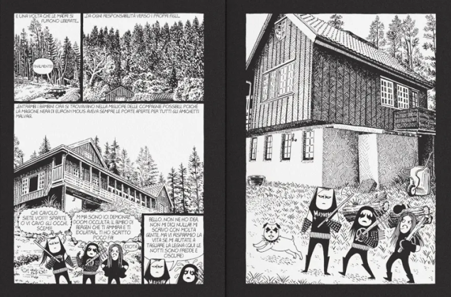 Black Metal - Fumetto in Italiano