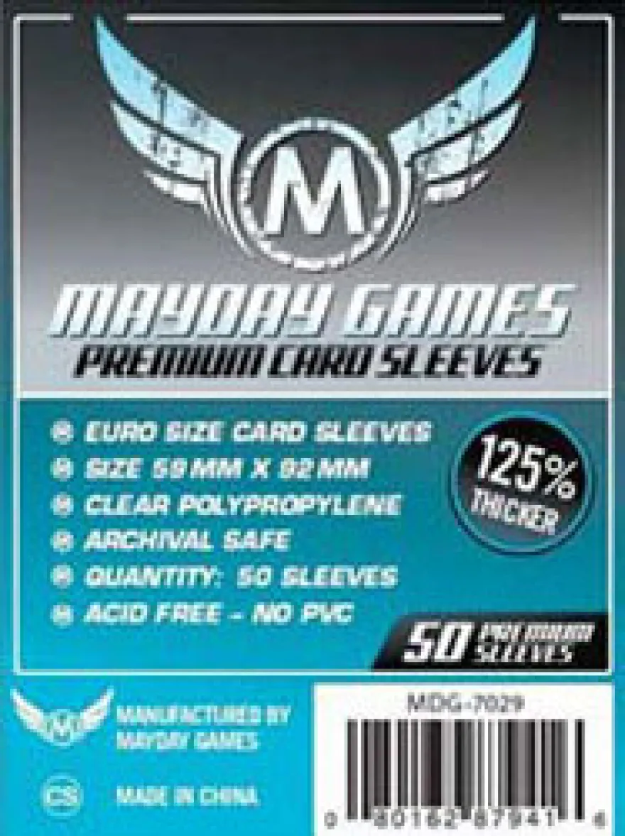 Board Game Sleeves - Bustine Protettive PREMIUM Standard 59x92mm (50)