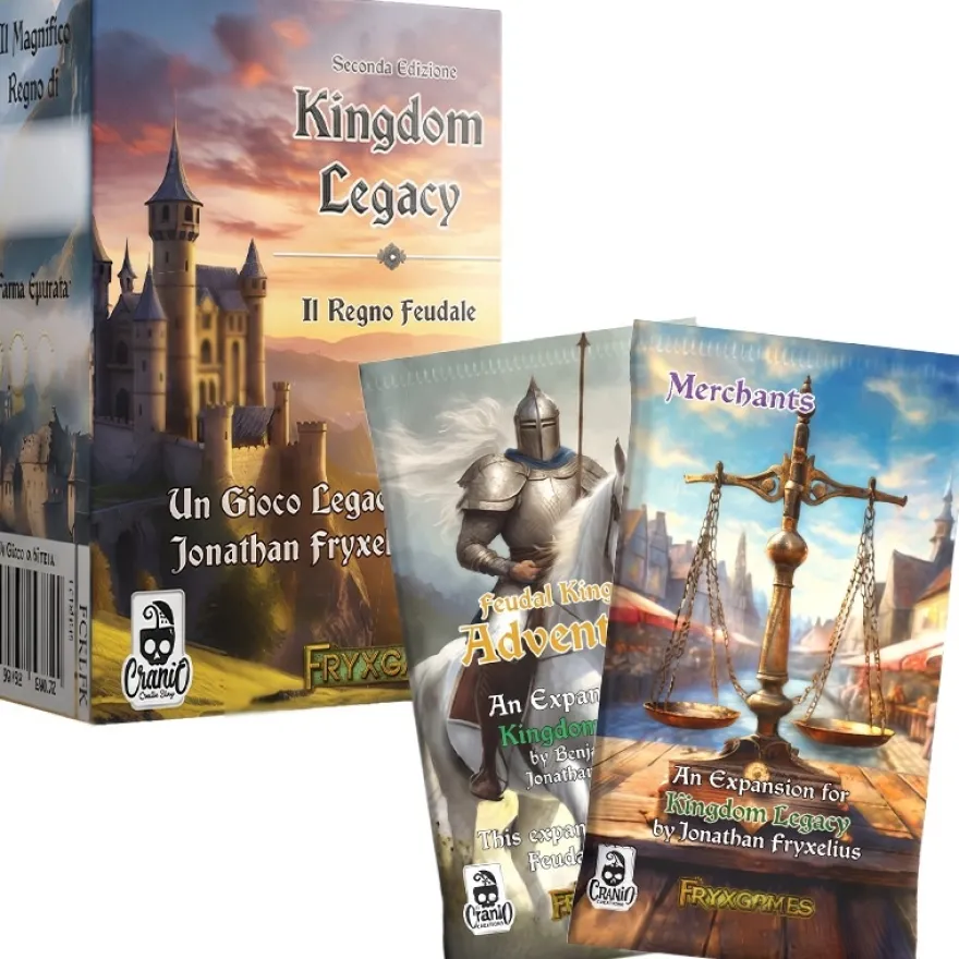 Bundle COMPLETO Kingdom Legacy - Il Regno Feudale + Espansioni (2)