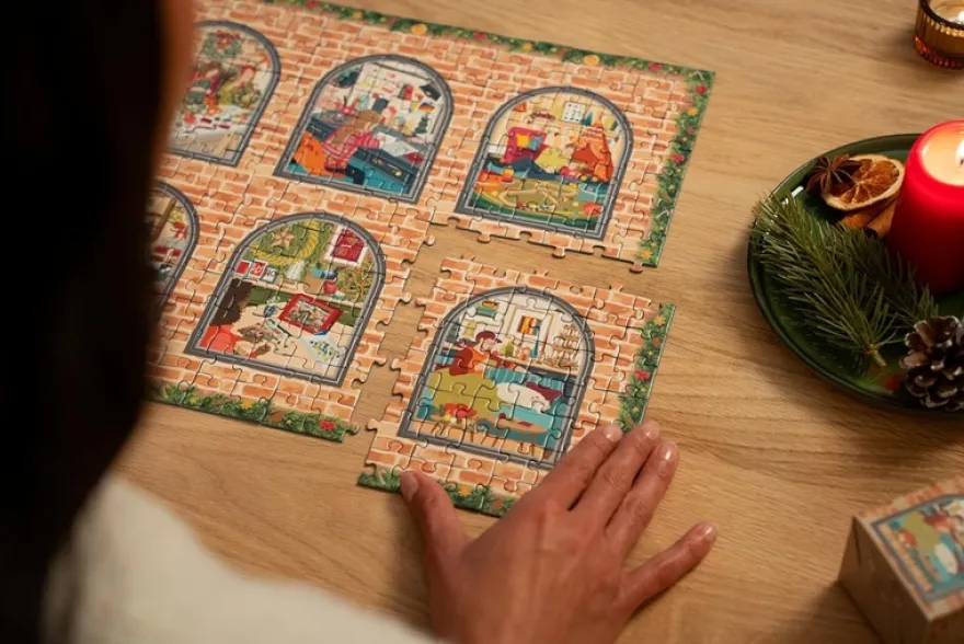 Calendario dell'Avvento - Puzzle Mystery 56 pezzi (24)