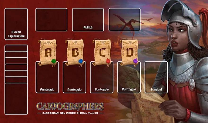 Cartographers Heroes Playmat - Edizione Italiana