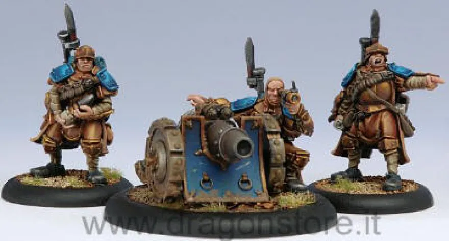 Cygnar - Trencher Cannon Crew
