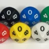 Dadi d10 Jumbo Opachi - Assortimento