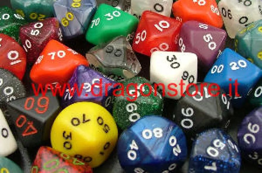 Dadi Medi d10% - Assortimento