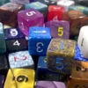 Dadi Medi d6 con numeri - Assortimento