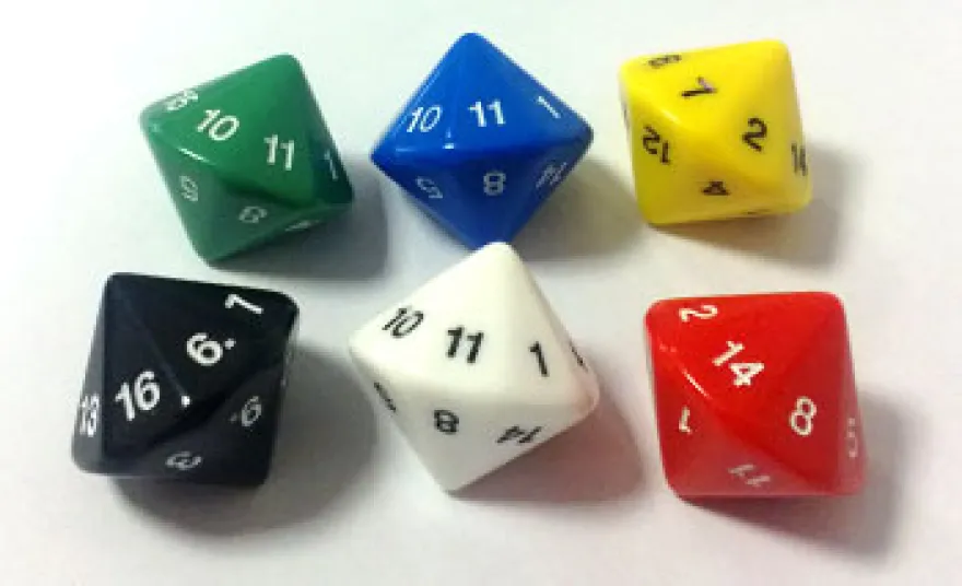 Dado d16 - Assortimento