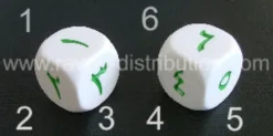 Dado d6 Big - Numeri in Cifre - Arabo
