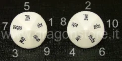 Dado d10 Big - Numeri in Lettere - Tedesco