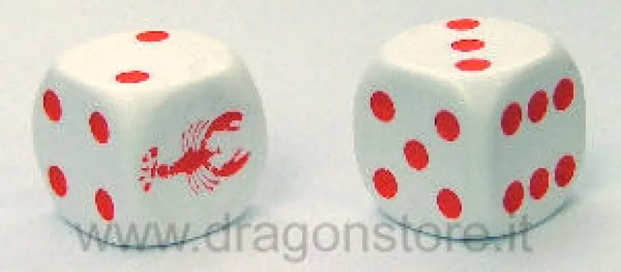 Dado d6 con Animale - Aragosta