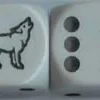 Dado d6 con Animale - Lupo