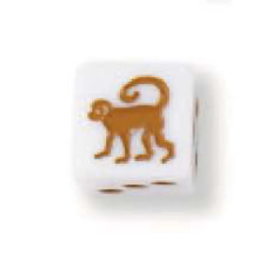 Dado d6 con Animale - Scimmia