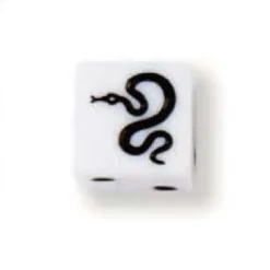 Dado d6 con Animale - Serpente