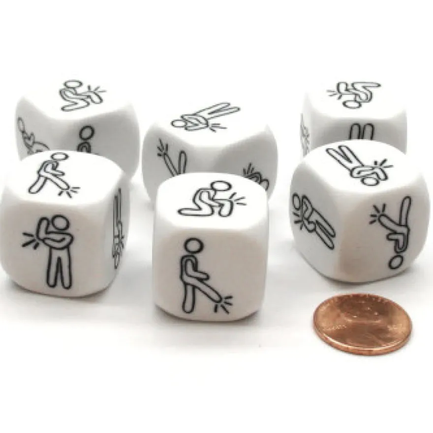 Dado d6 con Immagine - Parti del Corpo