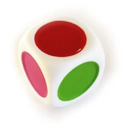 Dado d6 20mm - Facce Colorate
