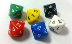 Dado d14 - Numeri 1-7 Ripetuti - Assortimento