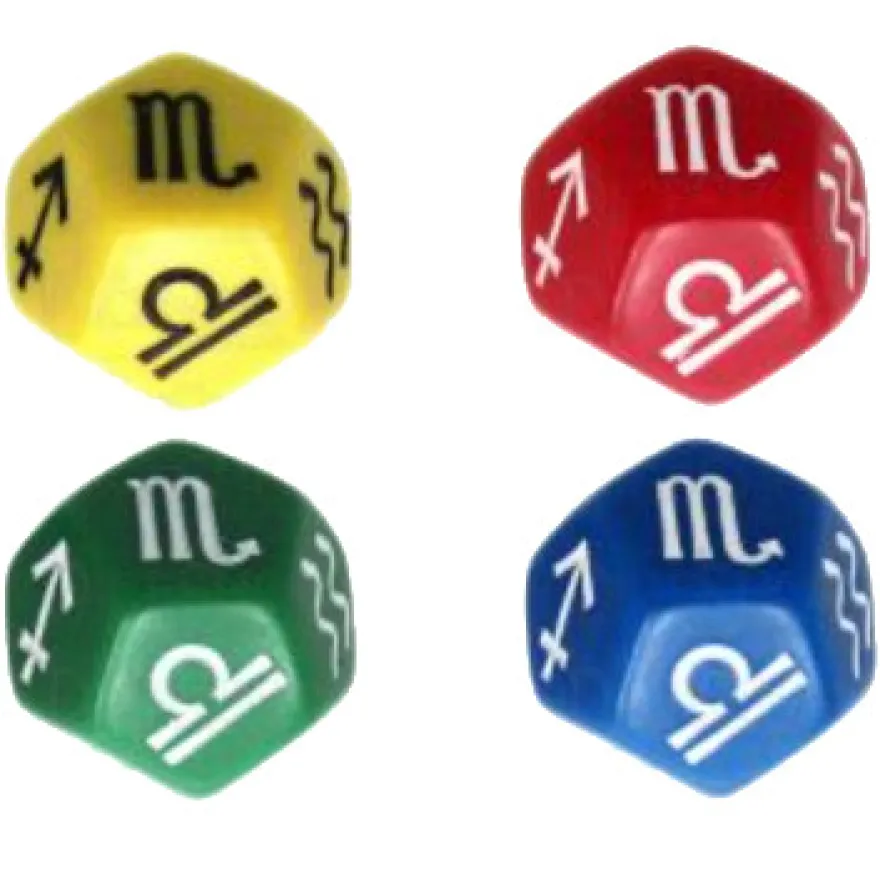 Dado d12 - Segni Zodiacali
