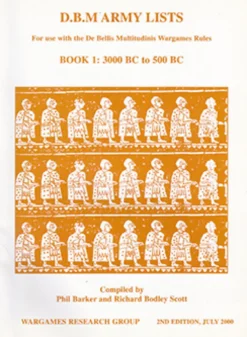 DBM De Bellis Multitudinis Army List - Book 1