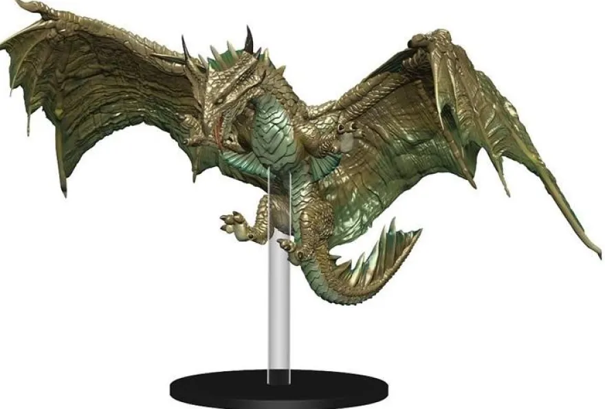 D&D Dragon Miniatures - Drago Giovane di Bronzo