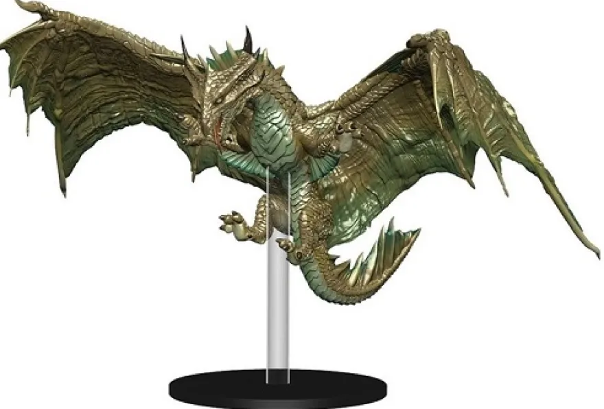 D&D Dragon Miniatures - Drago Giovane di Bronzo