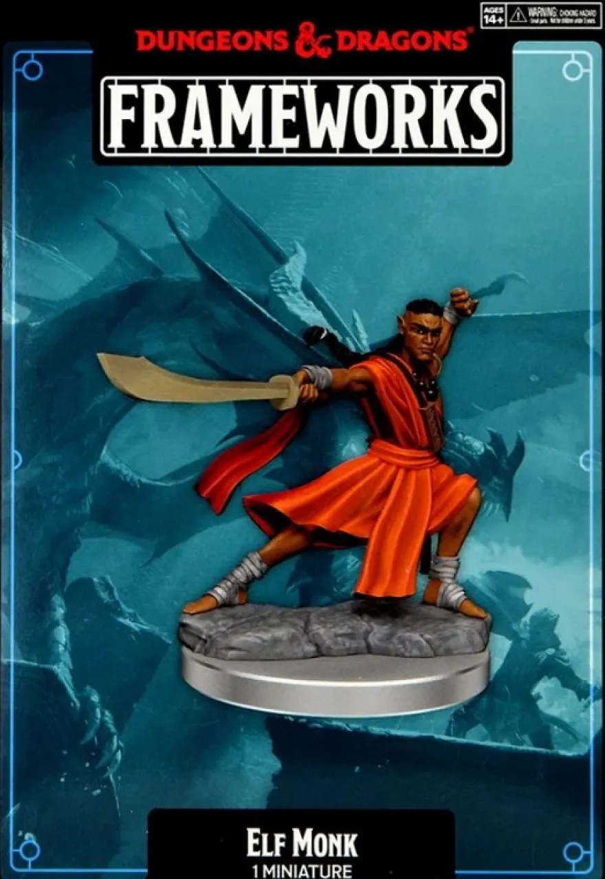 D&D Frameworks: Elf Monk Male