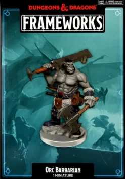 D&D Frameworks: Orc Barbarian Male