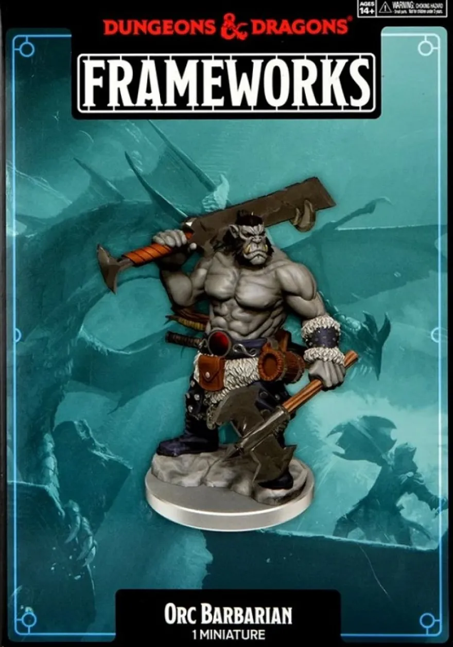 D&D Frameworks: Orc Barbarian Male