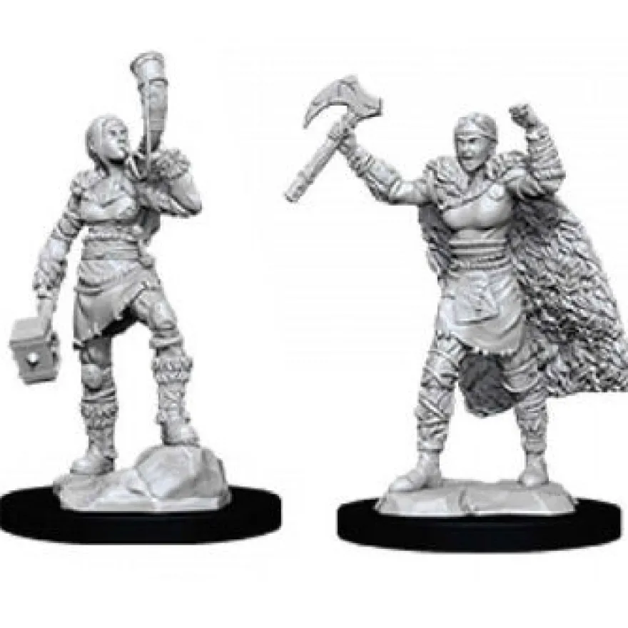 D&D Nolzur's Marvelous Miniatures - Barbaro Umano Femmina