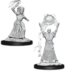 D&D Nolzur's Marvelous Miniatures - Drow Mage & Drow Priestess