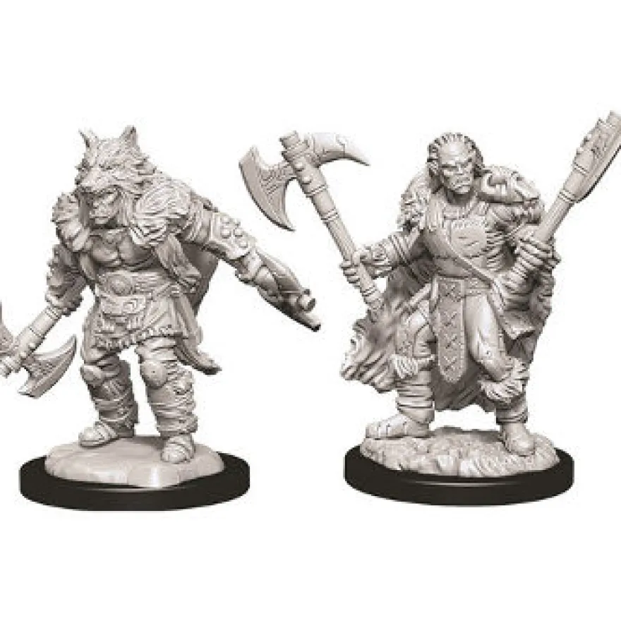 D&D Nolzur's Marvelous Miniatures - Barbaro Mezzorco Maschio