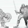 D&D Nolzur's Marvelous Miniatures - Dwarf Fighter & Orc Paladin