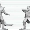 D&D Nolzur's Marvelous Miniatures - Elf Ranger & Dragonborn Monk