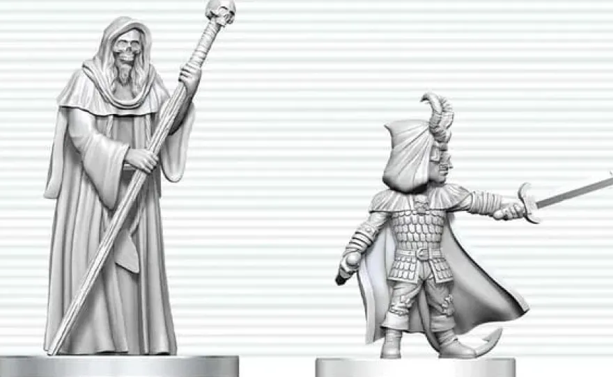 D&D Nolzur's Marvelous Miniatures - Cultist of Bhaal & Cultist of Myrkul
