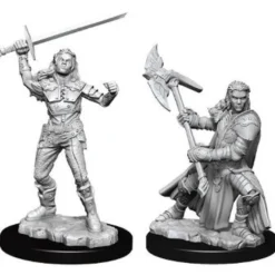 D&D Nolzur's Marvelous Miniatures - Guerriero Mezzorco Femmina