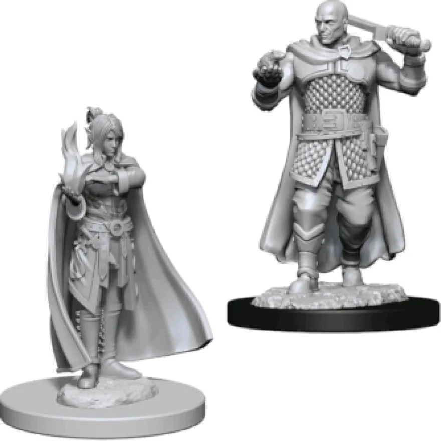 D&D Nolzur's Marvelous Miniatures - Ranger Umano e Stregone Elfo della Luna