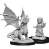 D&D Nolzur's Marvelous Miniatures - Drago d'Argento Cucciolo e Amica Halfling