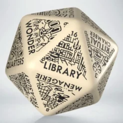 Dungeon Generator Die - Beige, Nero