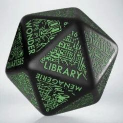 Dungeon Generator Die - Nero, Verde