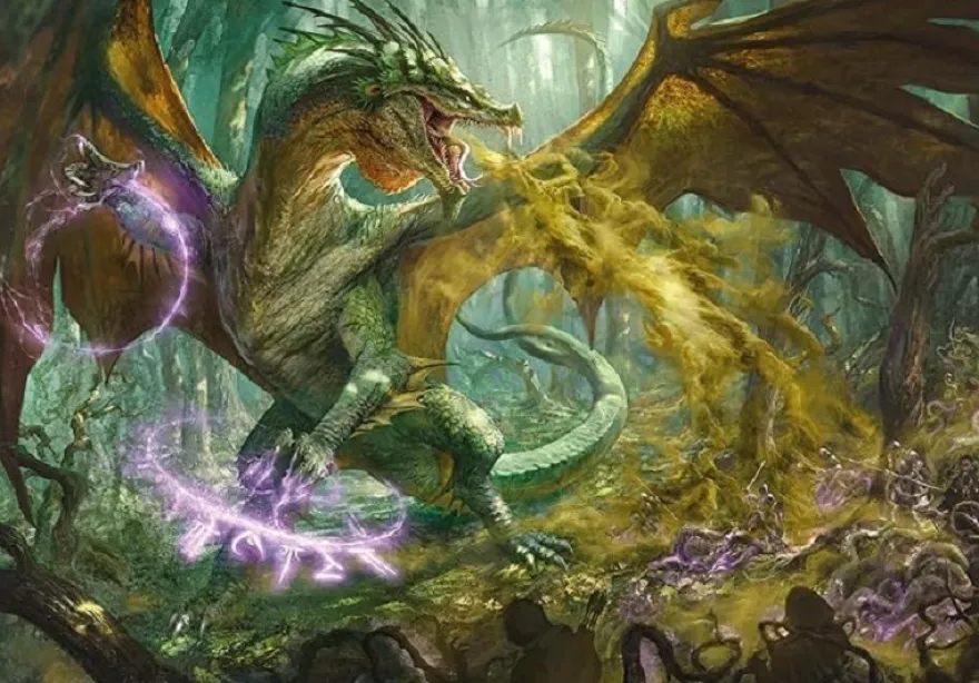 Dungeons & Dragons - Puzzle 1000 Pz. - Green Dragon