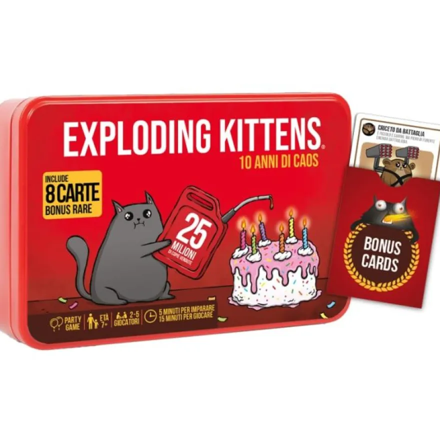 Exploding Kittens - 10 Anni di Caos