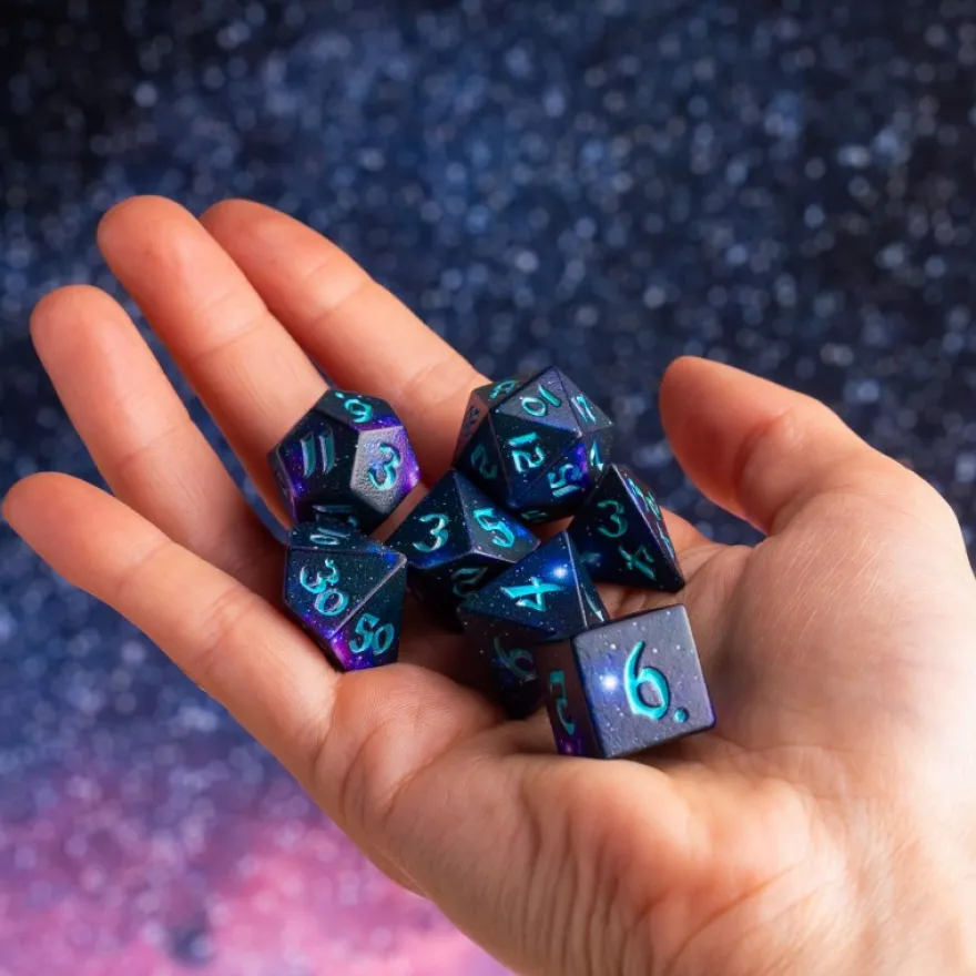 Full Art Dice Set: Stardust