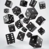 Full Pack Of D6: Nero/Bianco (20)