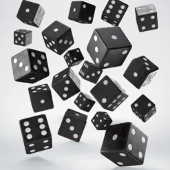 Full Pack Of D6: Nero/Bianco (20)