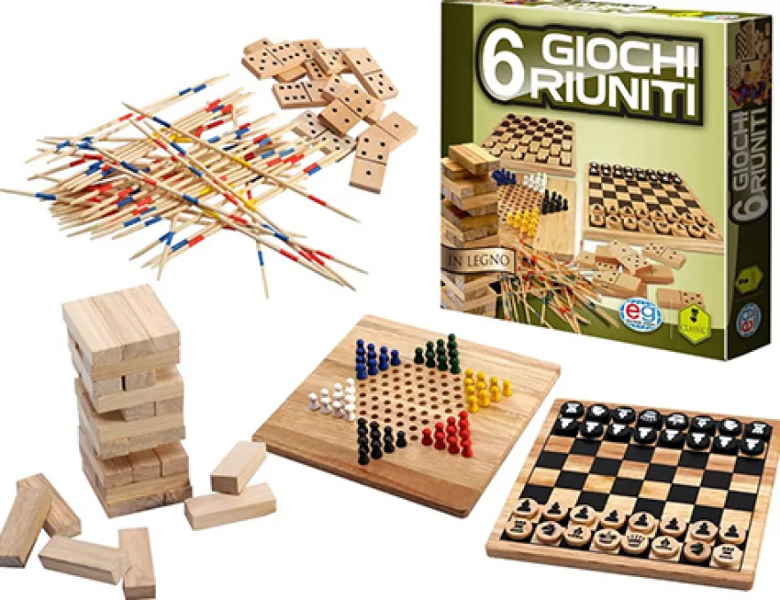 6 Giochi Riuniti (in Legno)